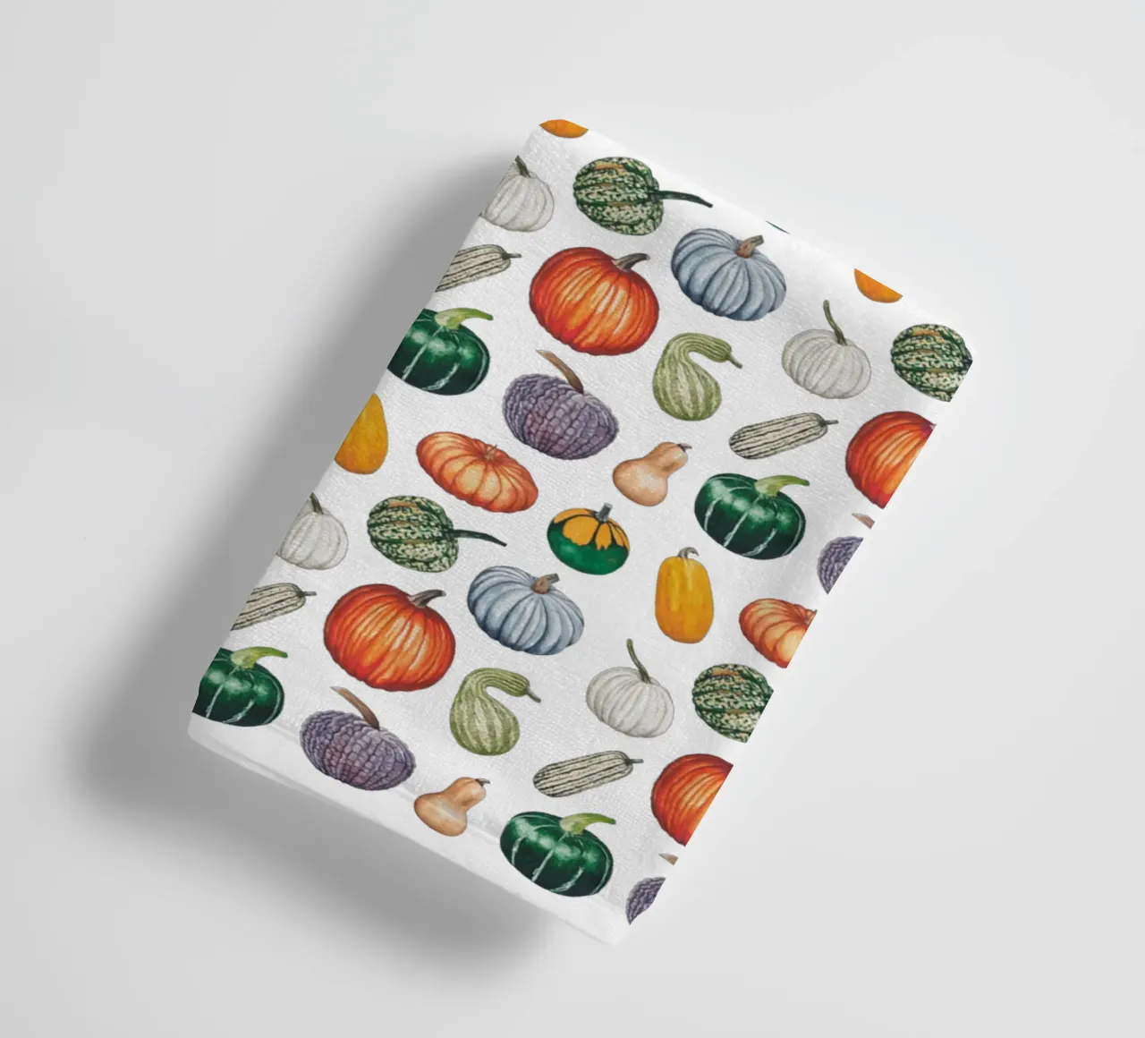 Pumpkin pattern badhanddoek van Artsymalistic