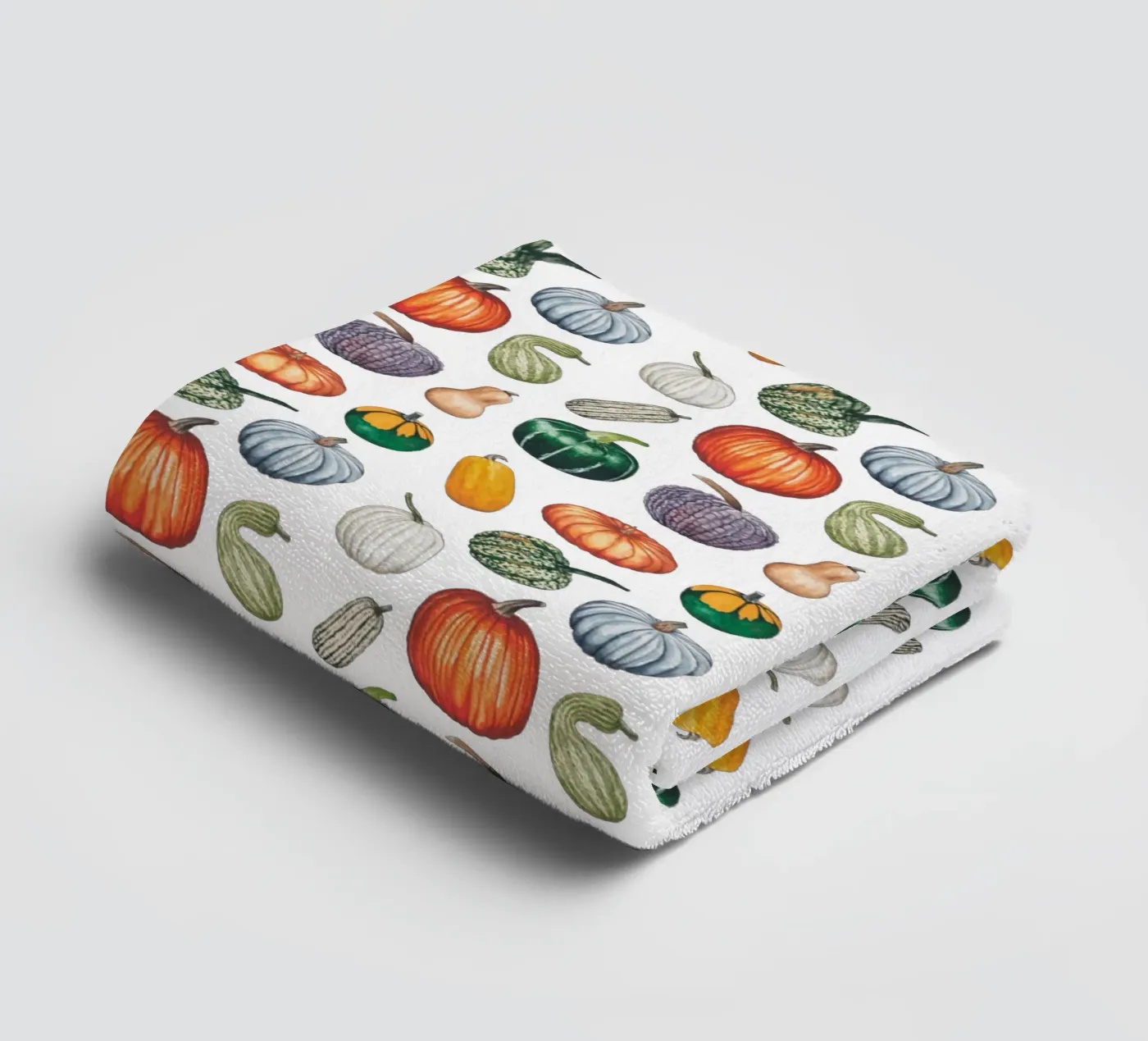 Pumpkin pattern badhanddoek van Artsymalistic