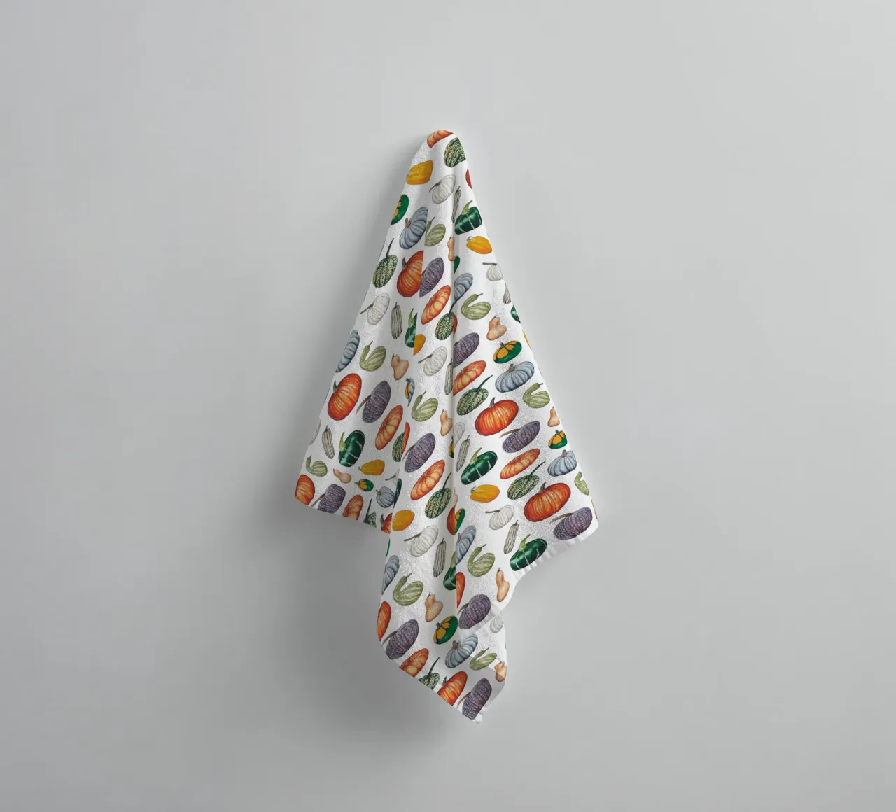 Pumpkin pattern badhanddoek van Artsymalistic