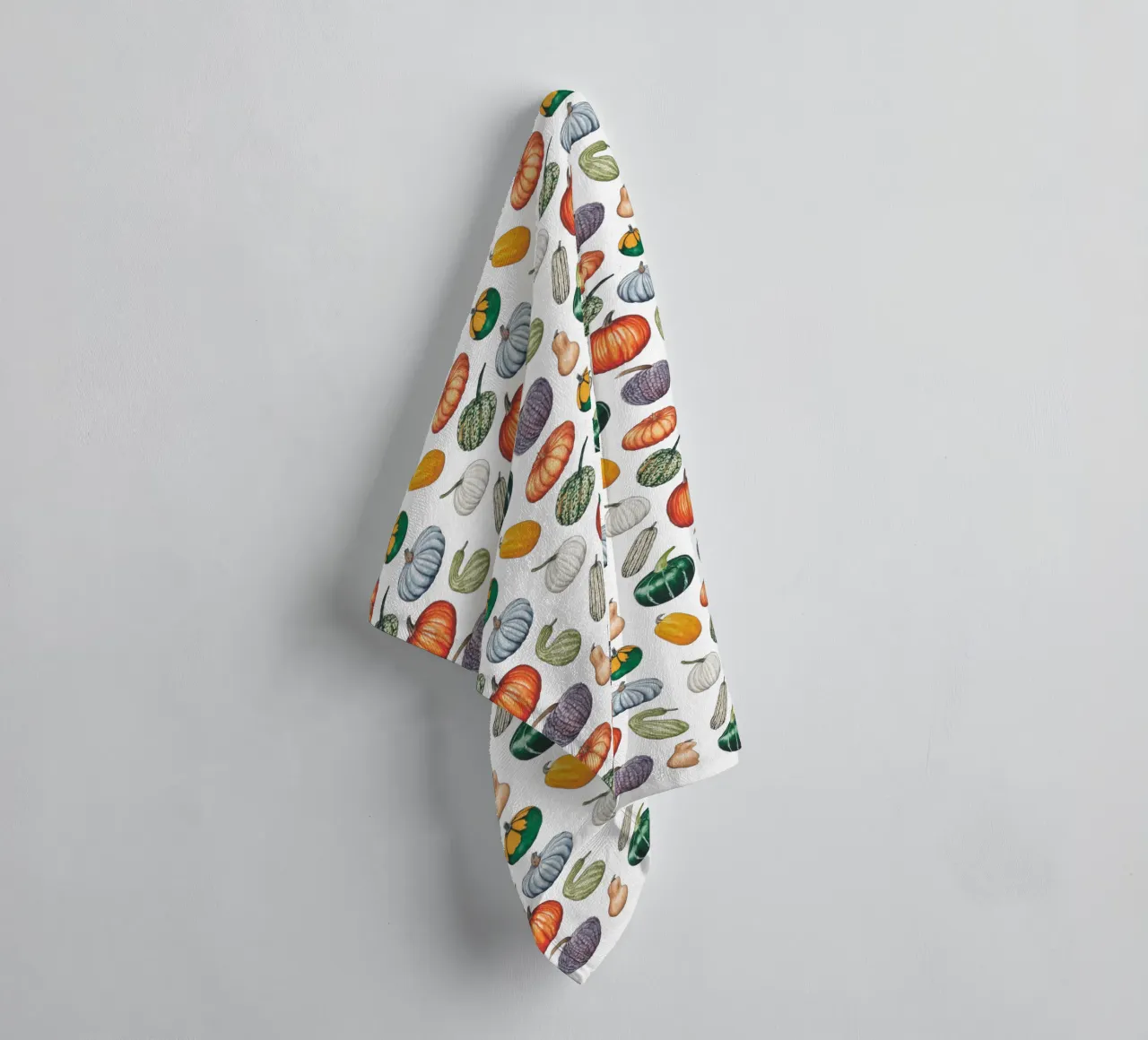 Pumpkin pattern badhanddoek van Artsymalistic