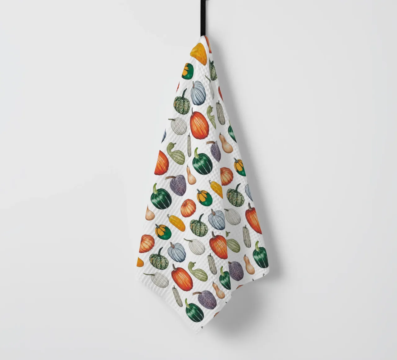 Pumpkin pattern canovaccio da cucina da Artsymalistic