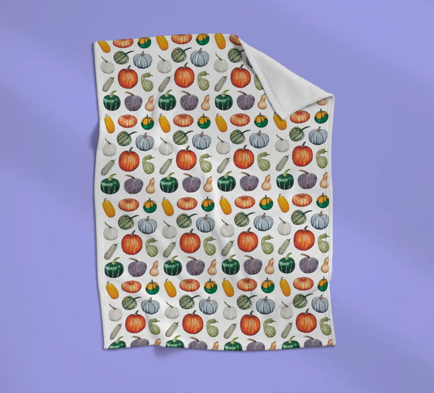 Pumpkin pattern fleecedeken van Artsymalistic