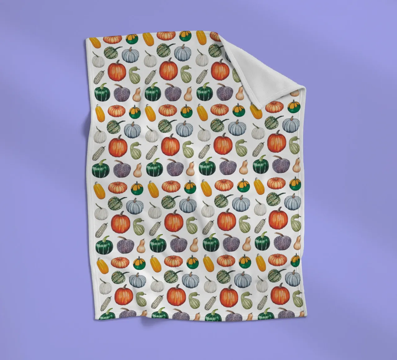 Pumpkin pattern Fleecedecke von Artsymalistic