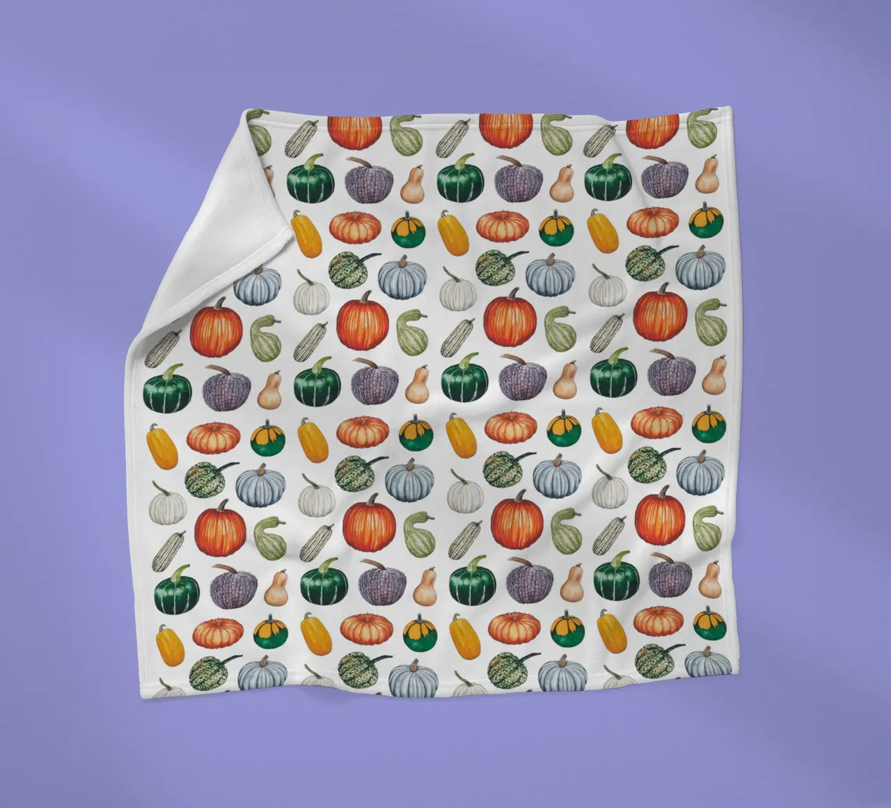 Pumpkin pattern Fleecedecke von Artsymalistic