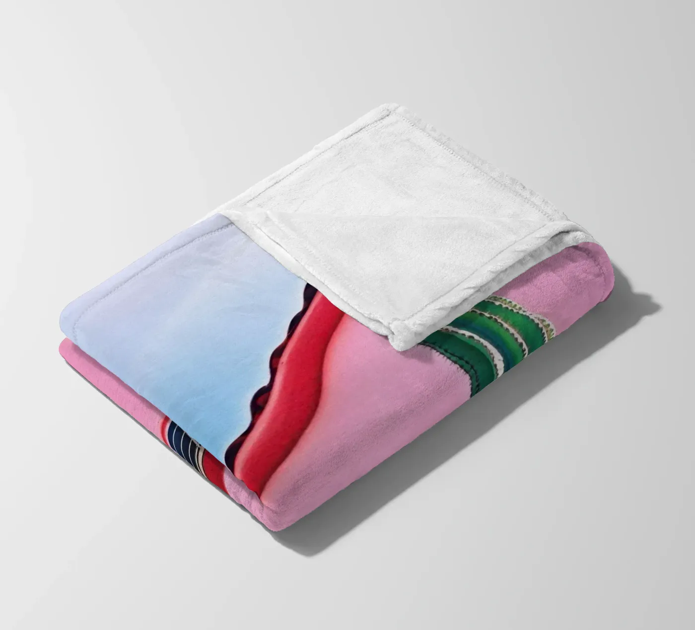 5 fleecedeken van Pink California | Affiches & Posters