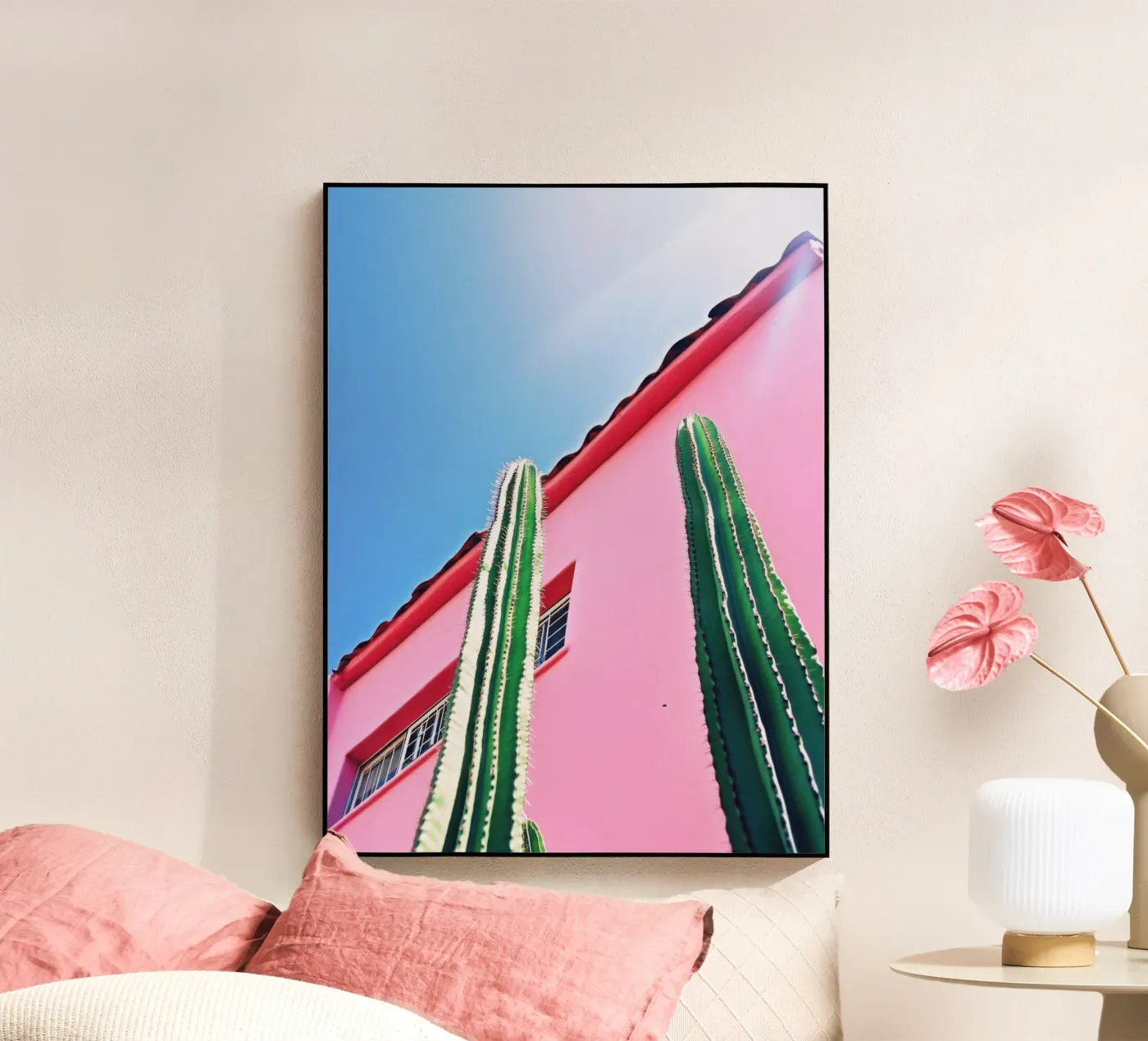 5 acryl van Pink California | Affiches & Posters