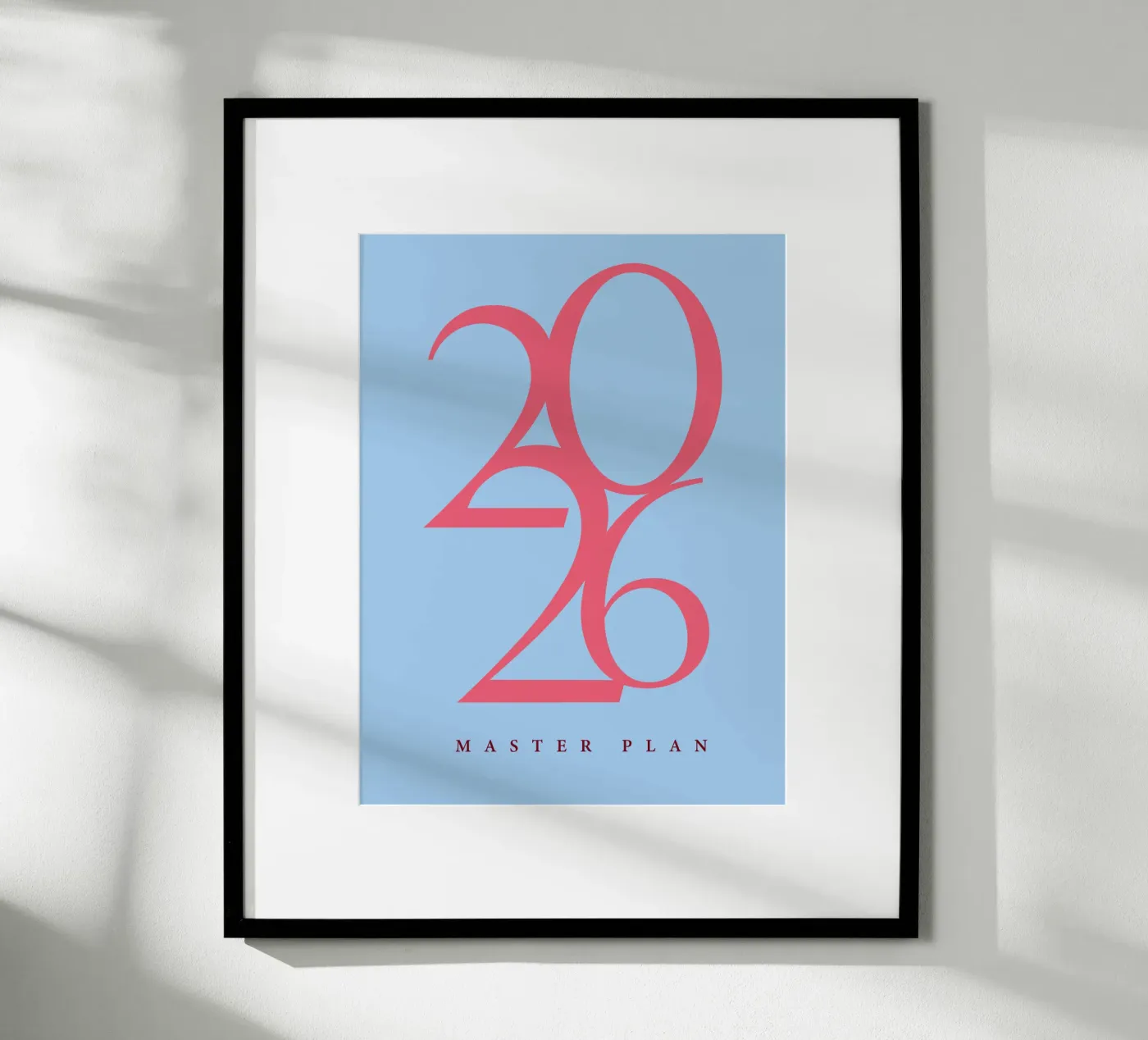 2026 Master Plan poster van DARIA IVANOVNA