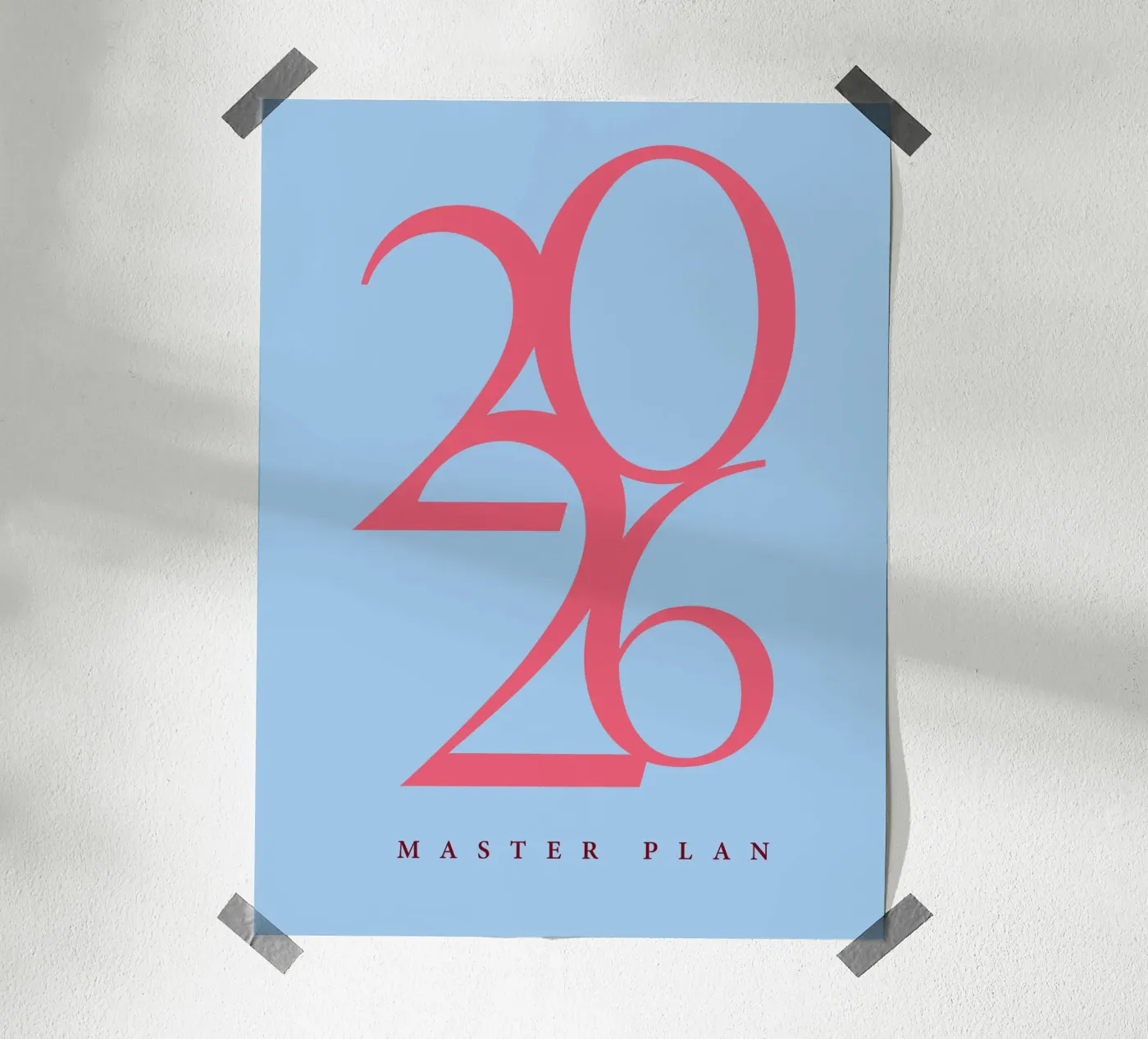 2026 Master Plan poster van DARIA IVANOVNA