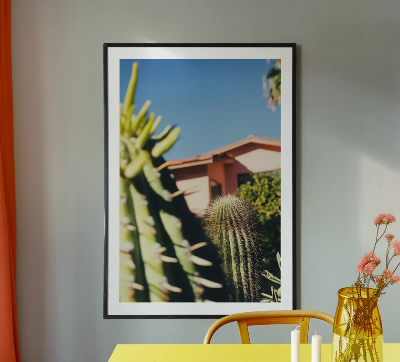 6 poster con telaio in legno da Pink California | Affiches & Posters