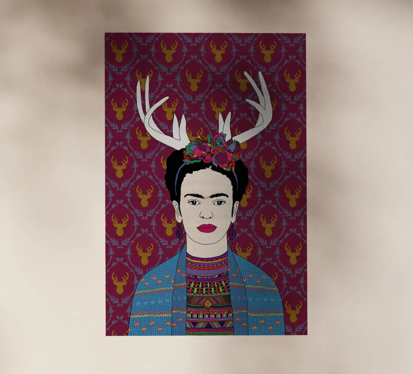 Deer Frida pellicola backlit da Bianca Green