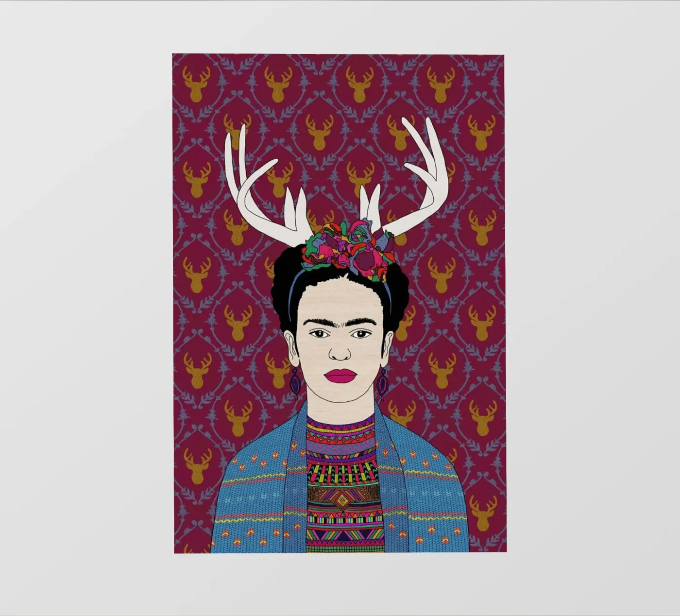 Deer Frida pellicola backlit da Bianca Green