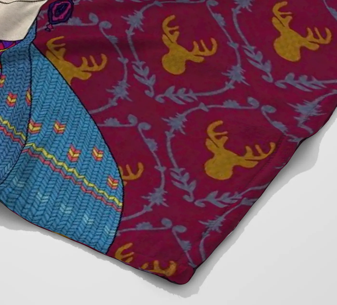 Deer Frida Fleecedecke von Bianca Green