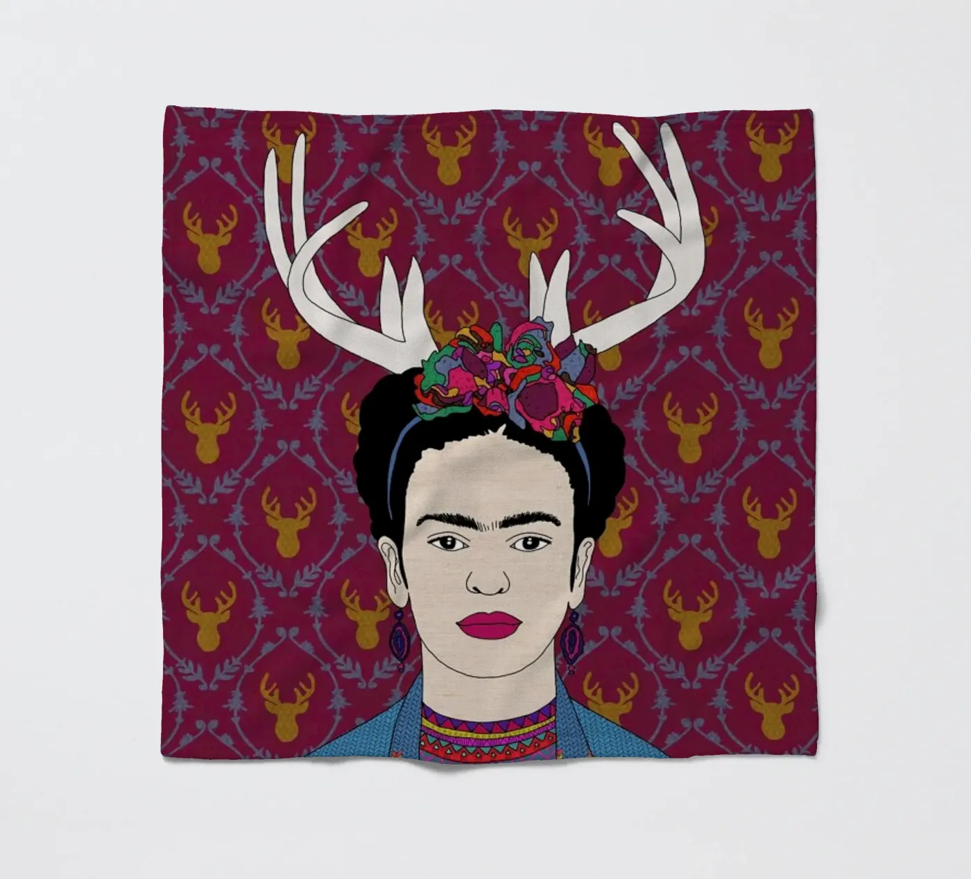 Deer Frida Fleecedecke von Bianca Green
