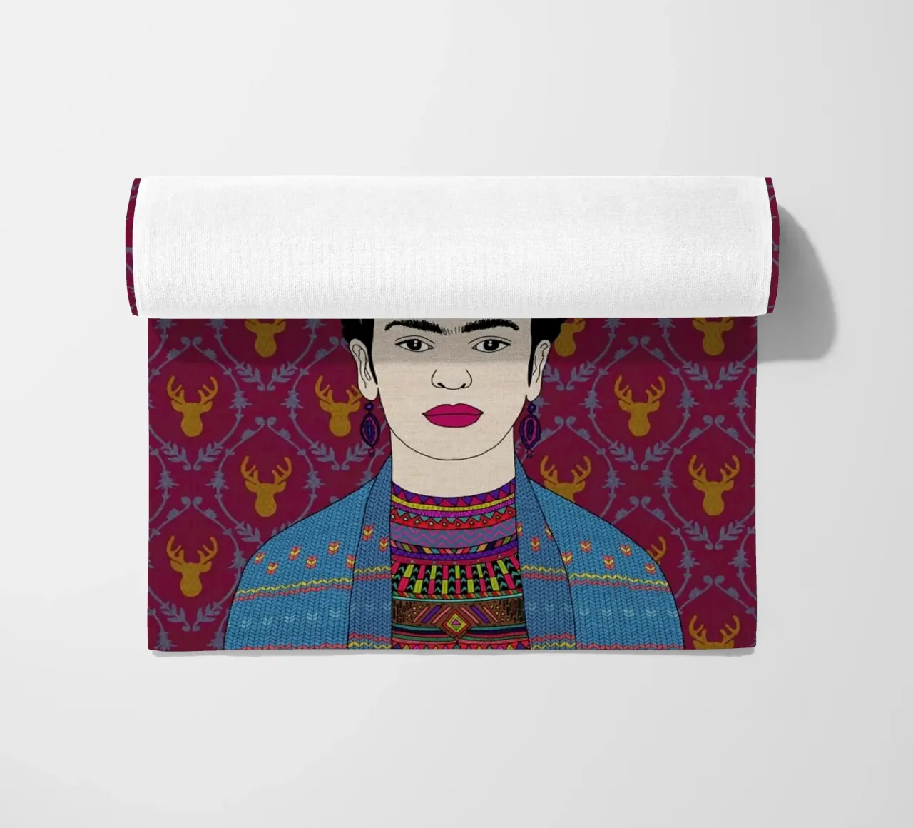 Deer Frida telo mare da Bianca Green