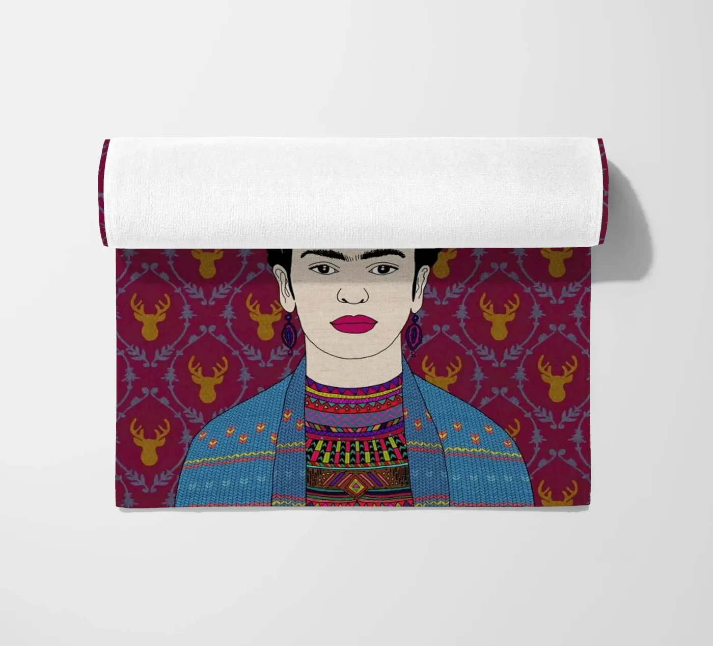 Deer Frida telo mare da Bianca Green