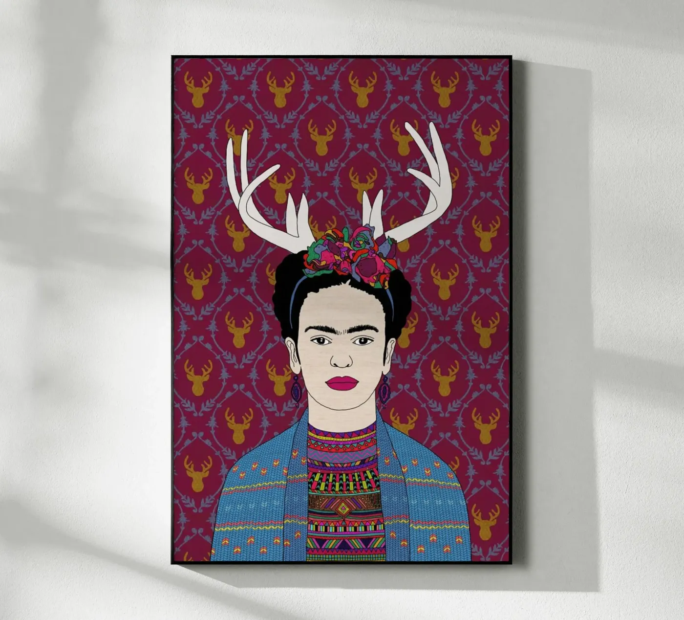 Deer Frida plexiglass da Bianca Green
