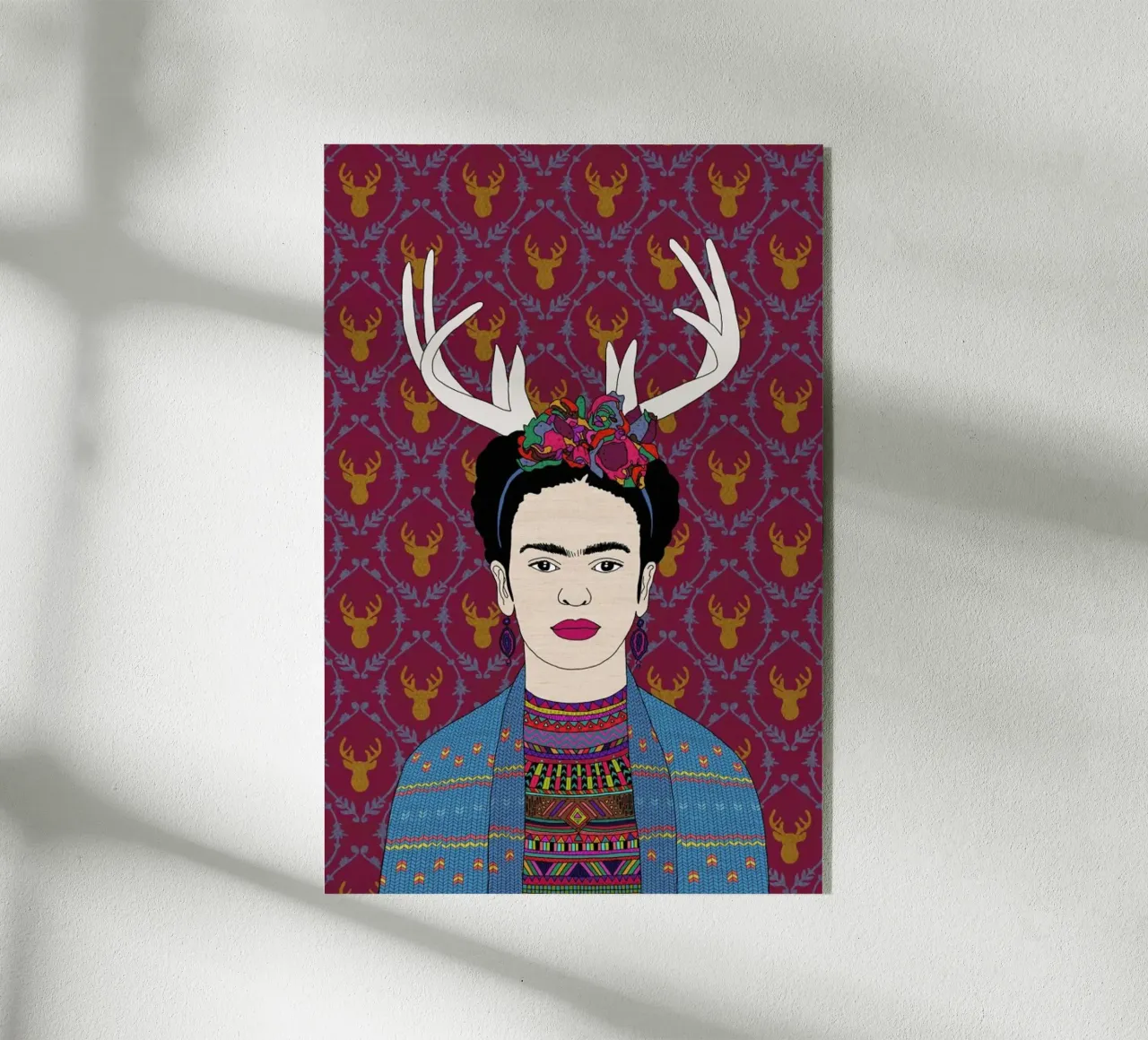Deer Frida plexiglass da Bianca Green