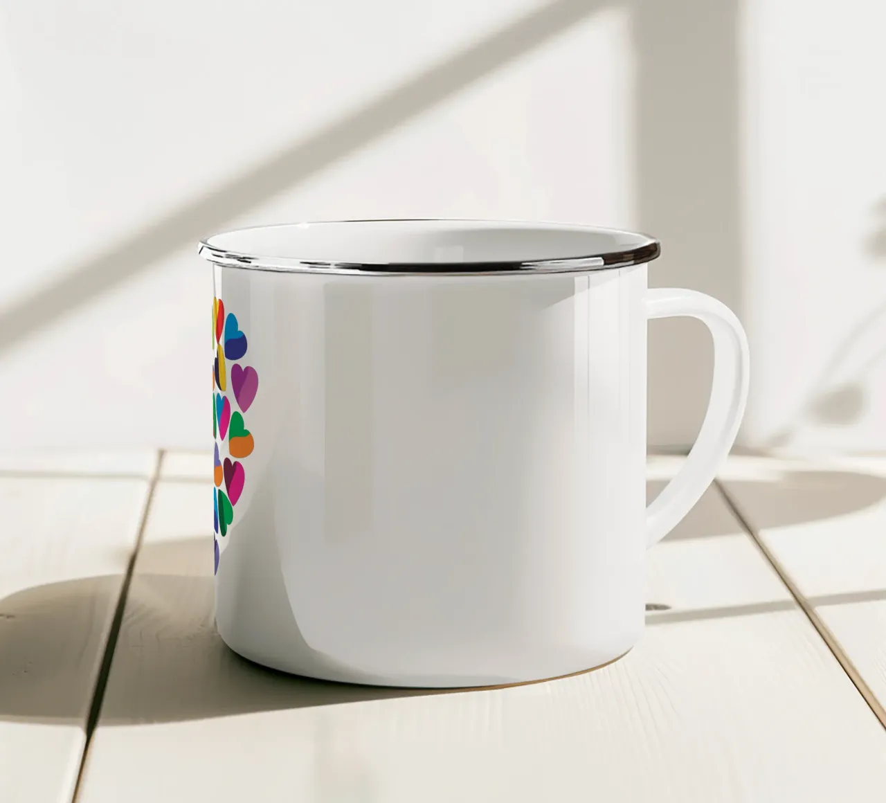 AMORE tazza in smalto da Unique Urban Life