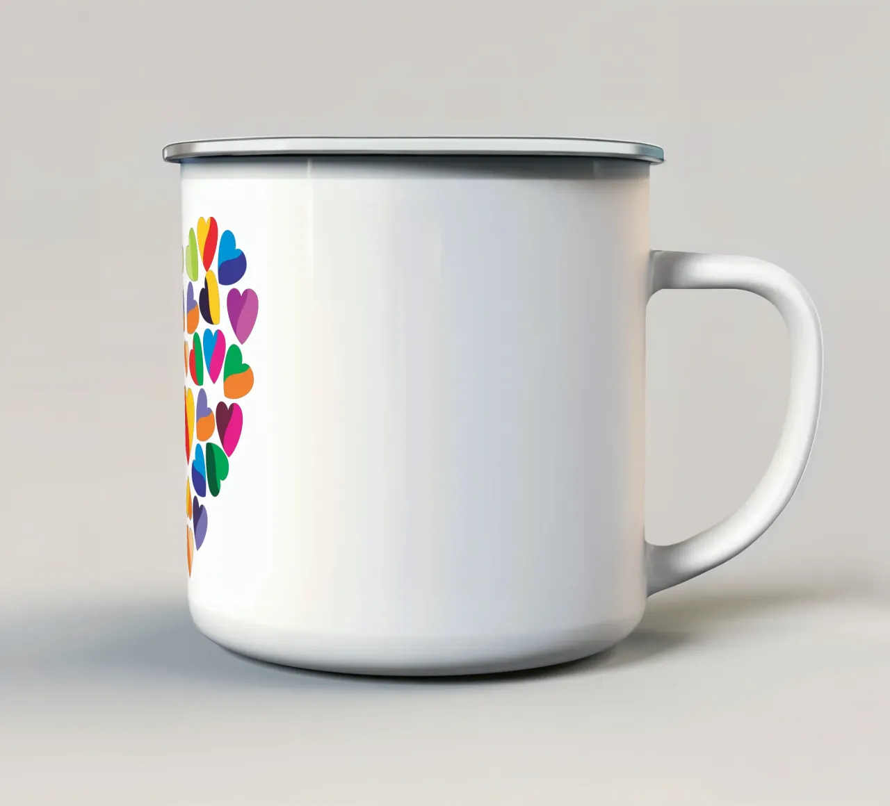 AMORE tazza in smalto da Unique Urban Life