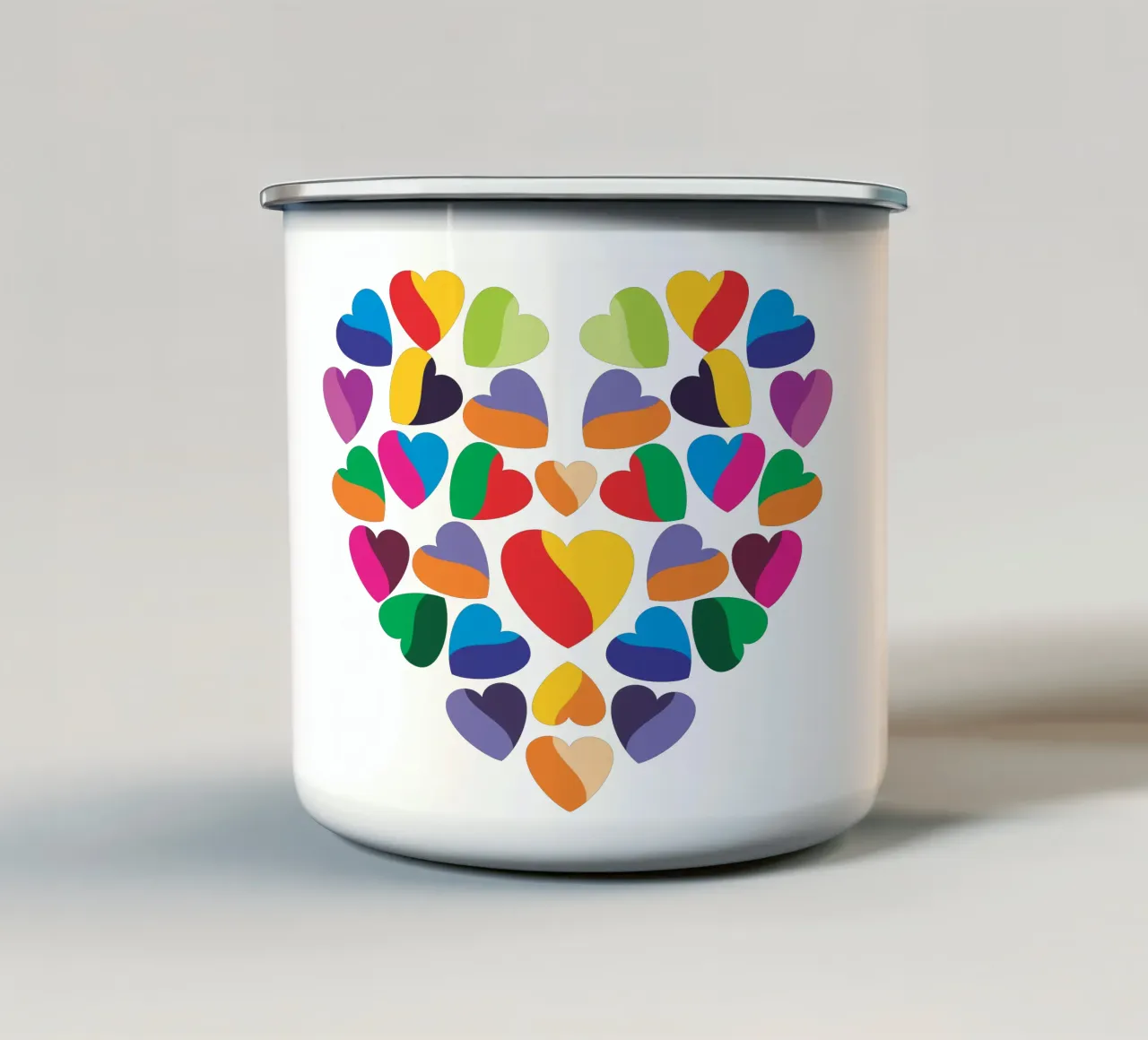 AMORE tazza in smalto da Unique Urban Life