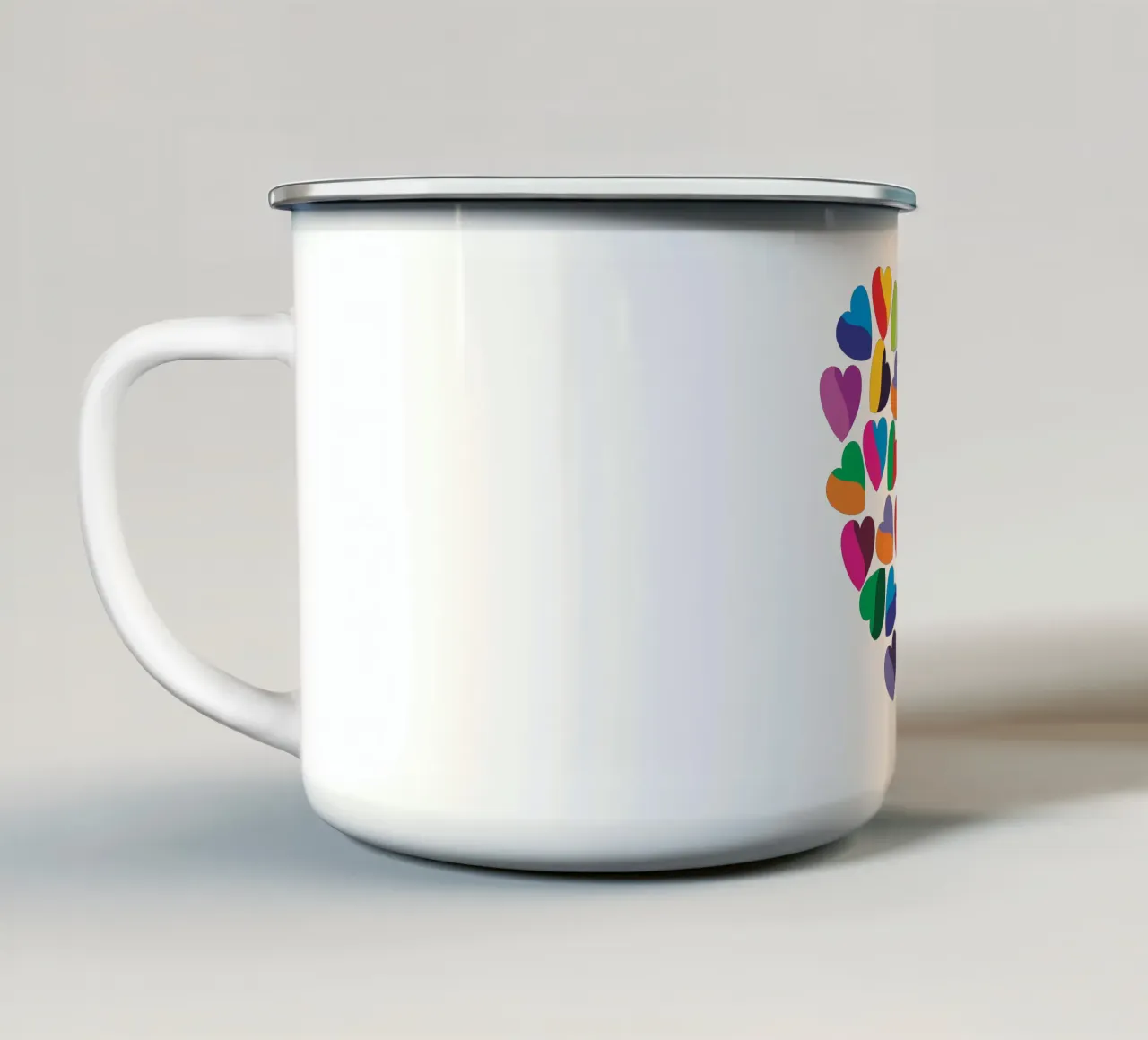AMORE tazza in smalto da Unique Urban Life