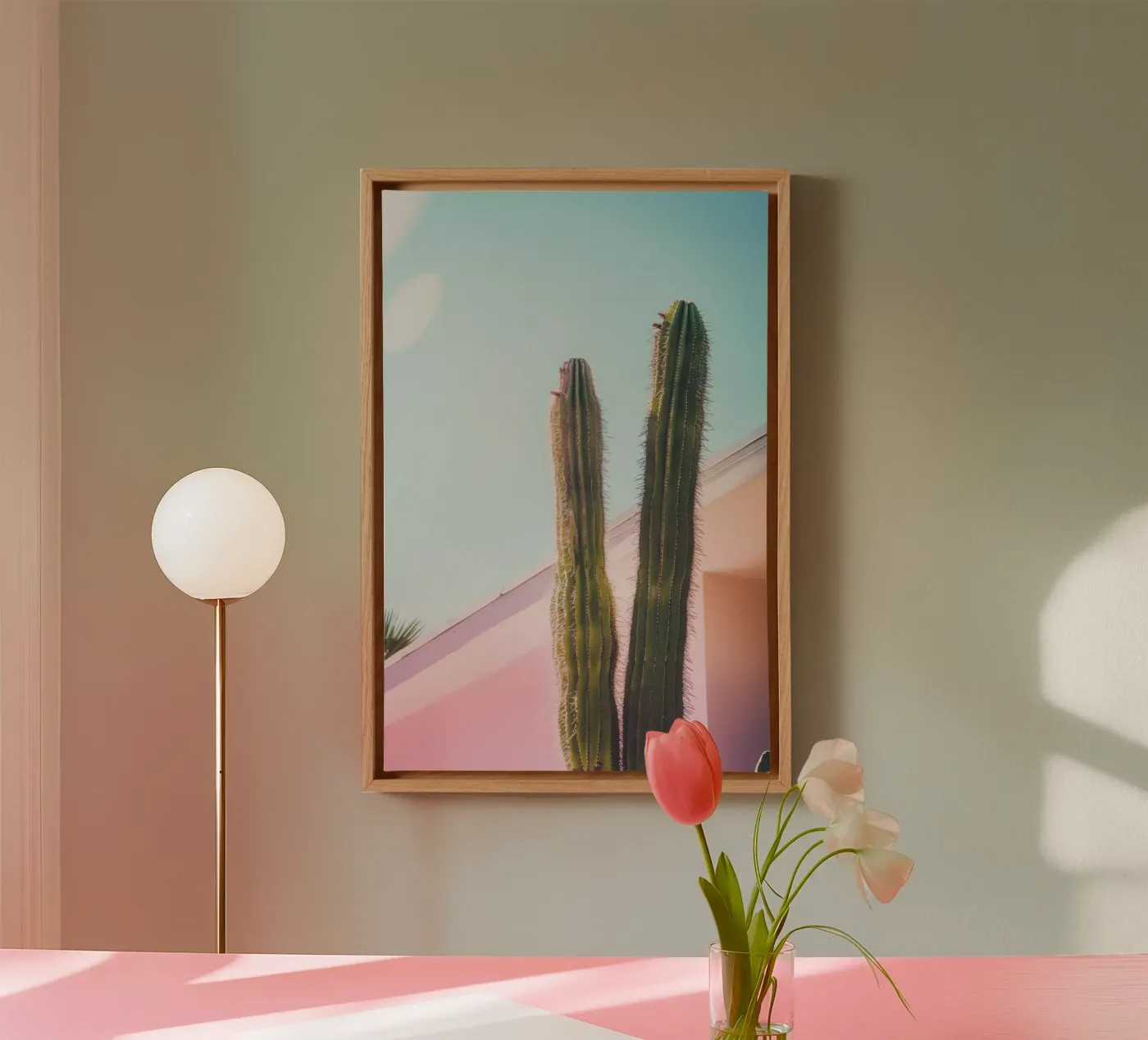 8 Leinwand von Pink California | Affiches & Posters