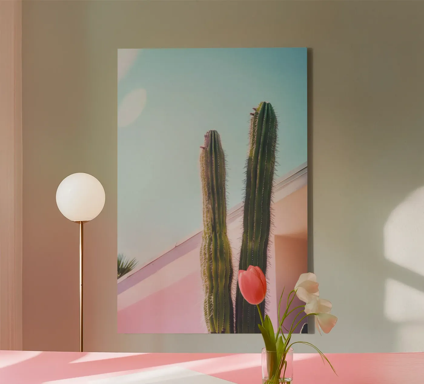 8 Leinwand von Pink California | Affiches & Posters
