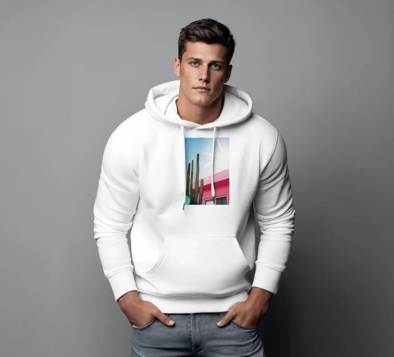 9 felpa con cappuccio da Pink California | Affiches & Posters