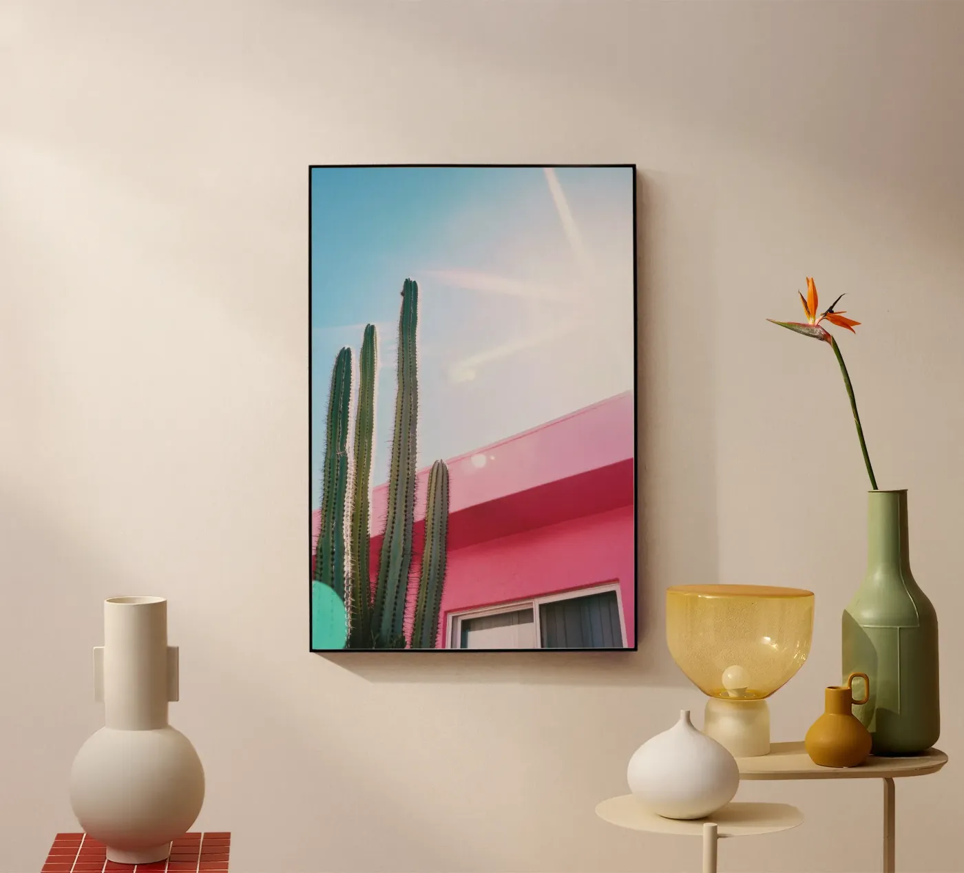 9 acryl van Pink California | Affiches & Posters