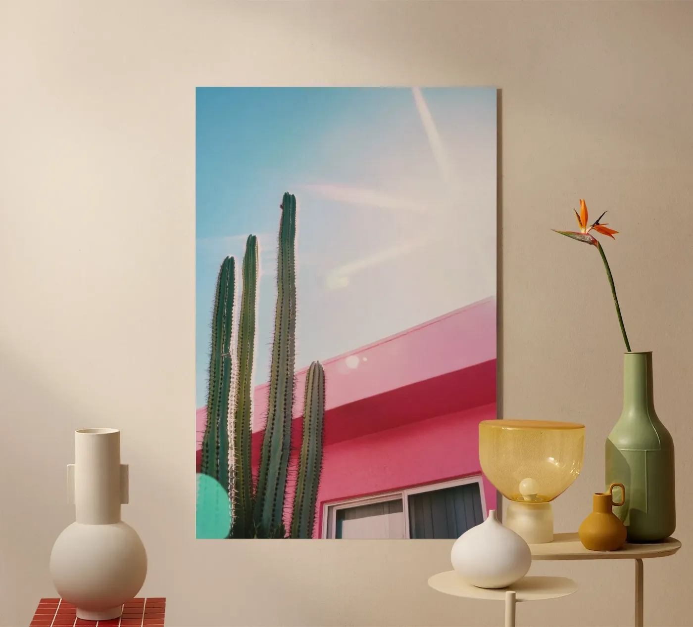 9 acryl van Pink California | Affiches & Posters