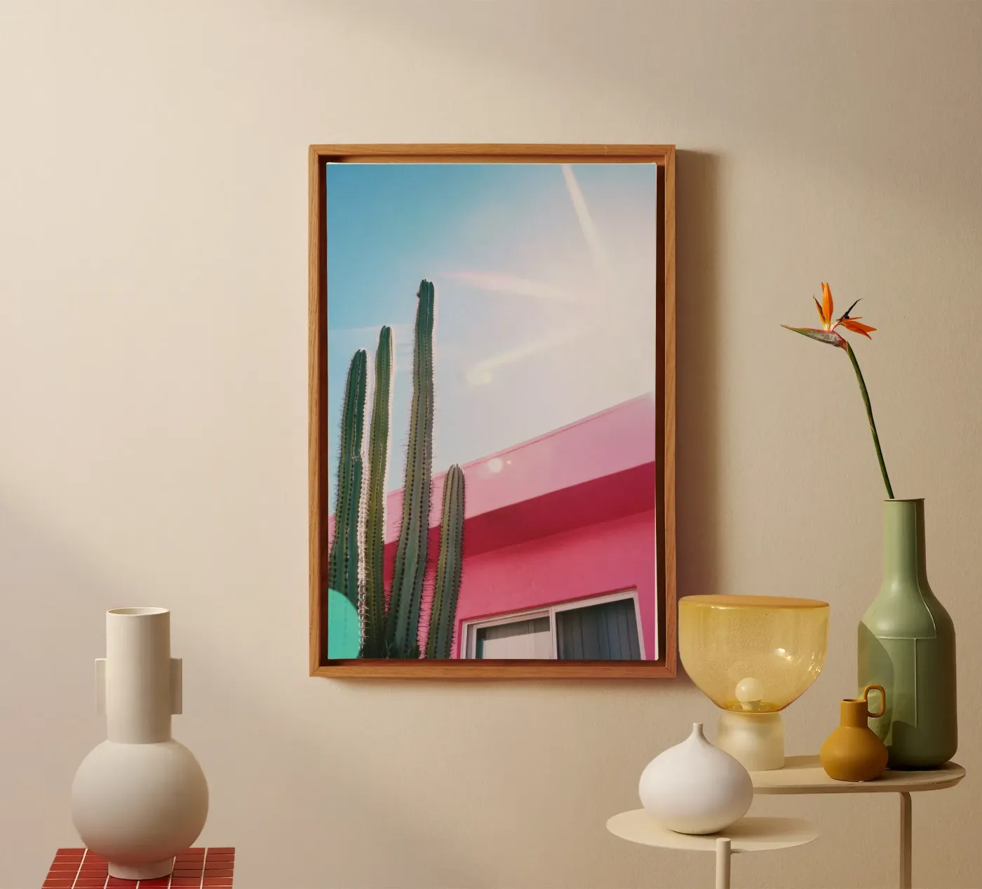 9 canvas van Pink California | Affiches & Posters