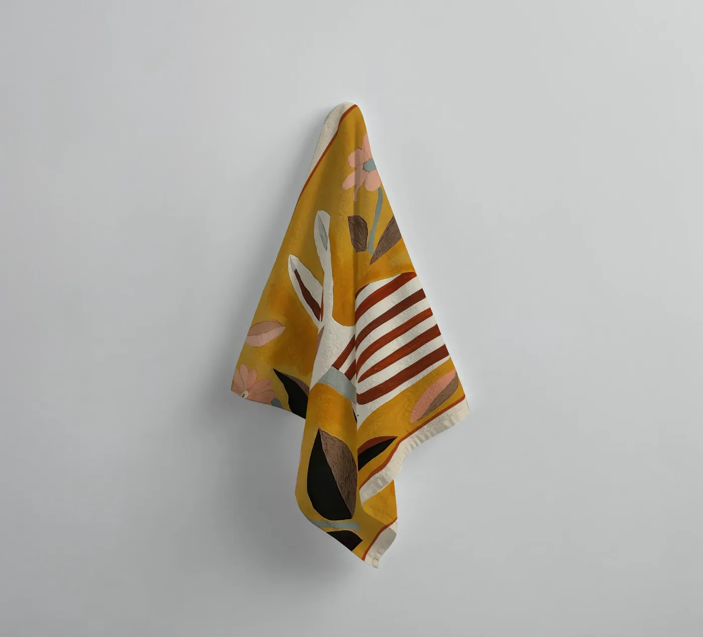 Striped Hare badhanddoek van cityart