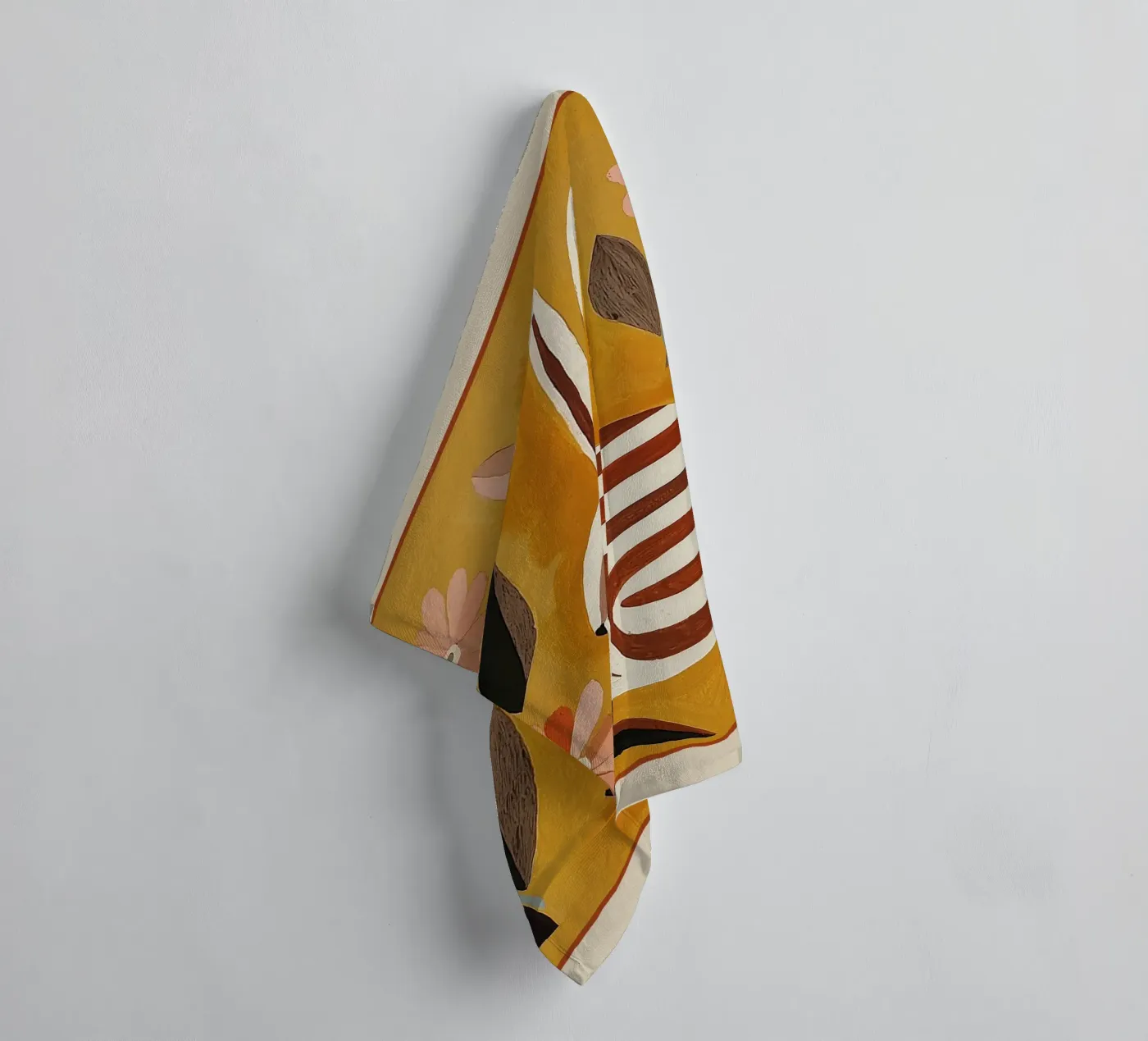 Striped Hare badhanddoek van cityart