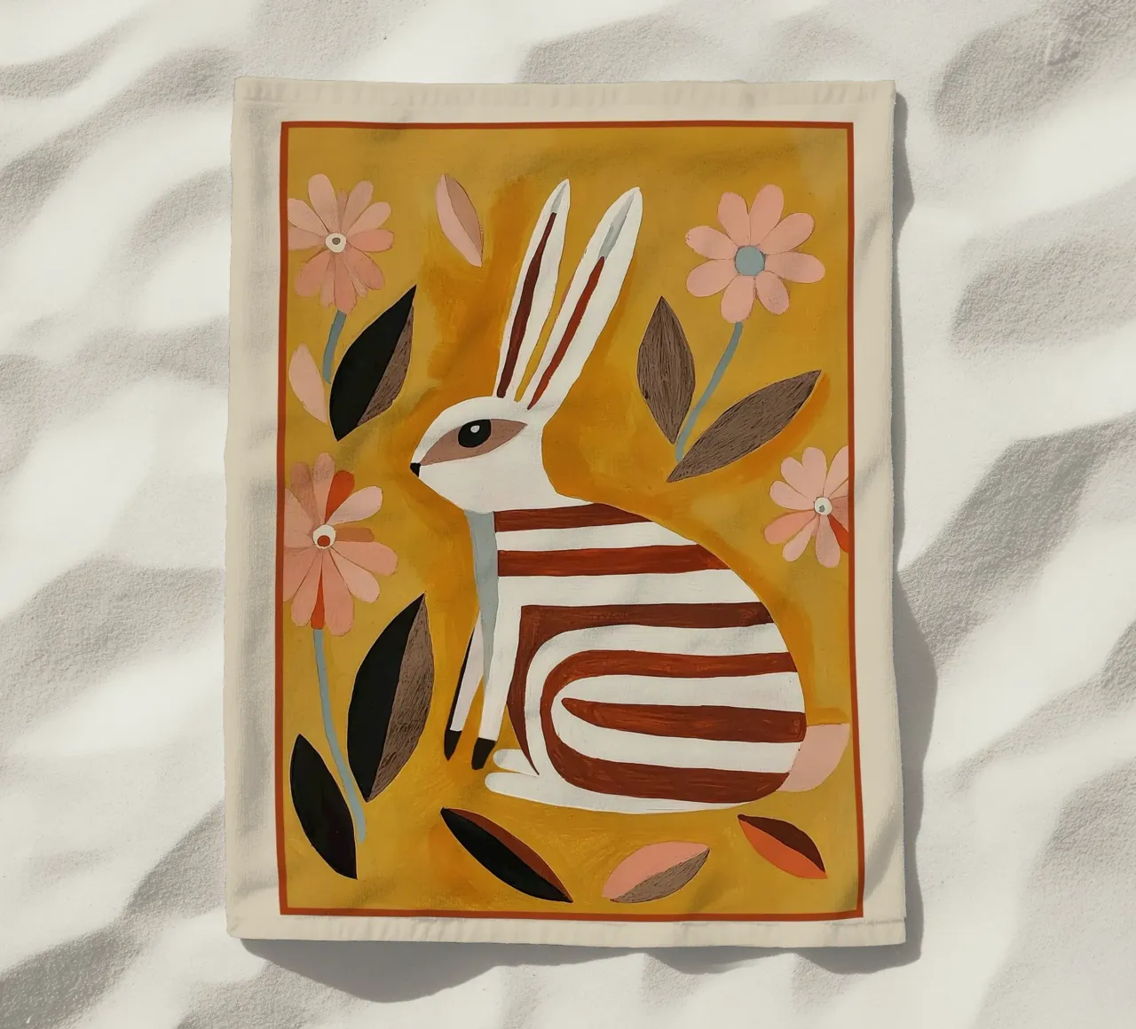 Striped Hare telo mare da cityart