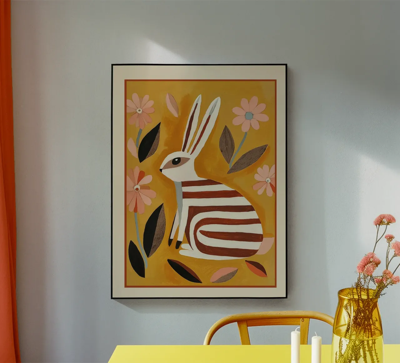 Striped Hare plexiglass da cityart