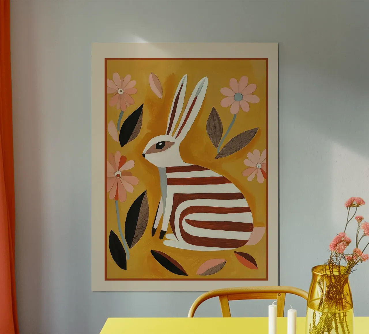 Striped Hare poster da cityart