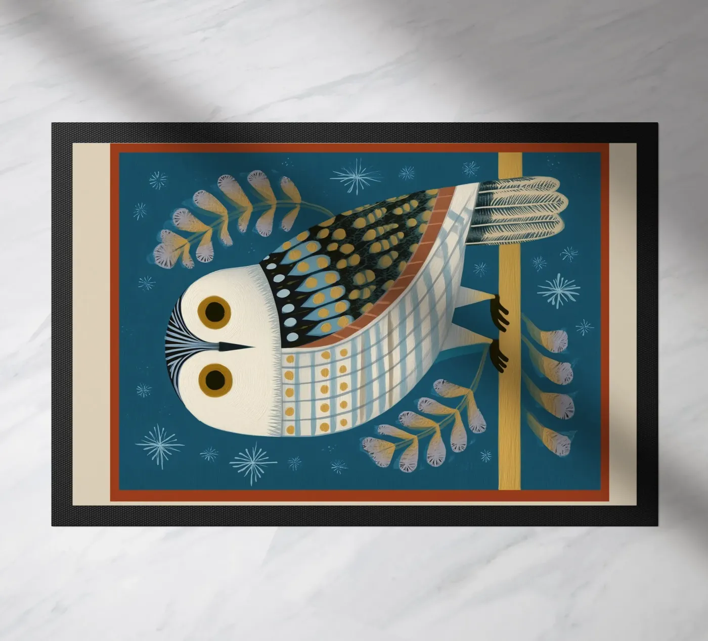 Winter Owl zerbino da cityart