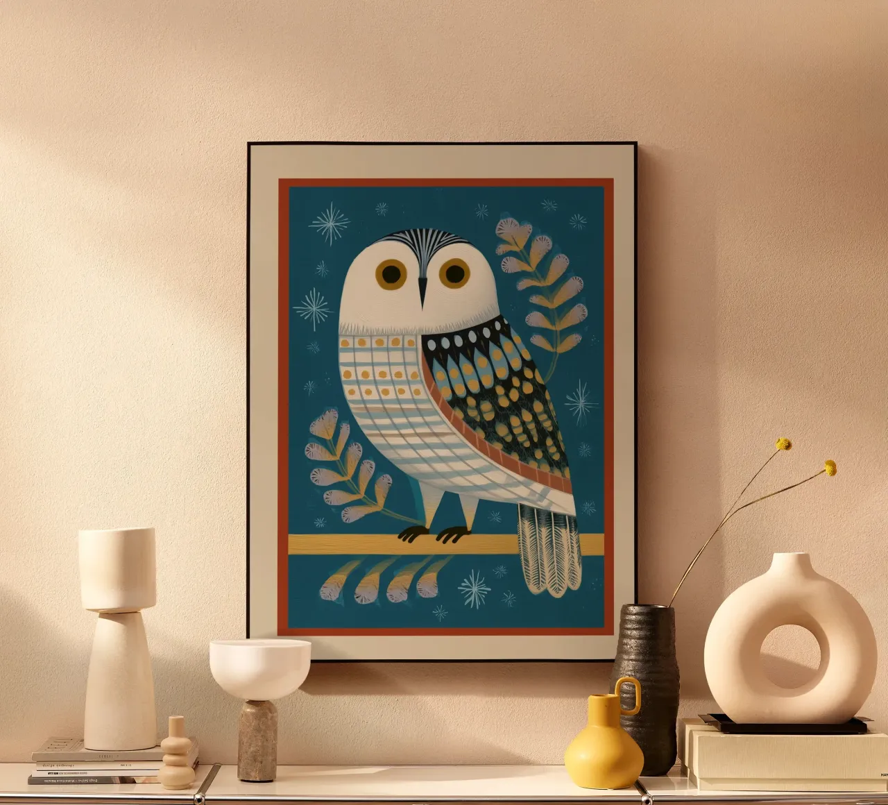 Winter Owl plexiglass da cityart