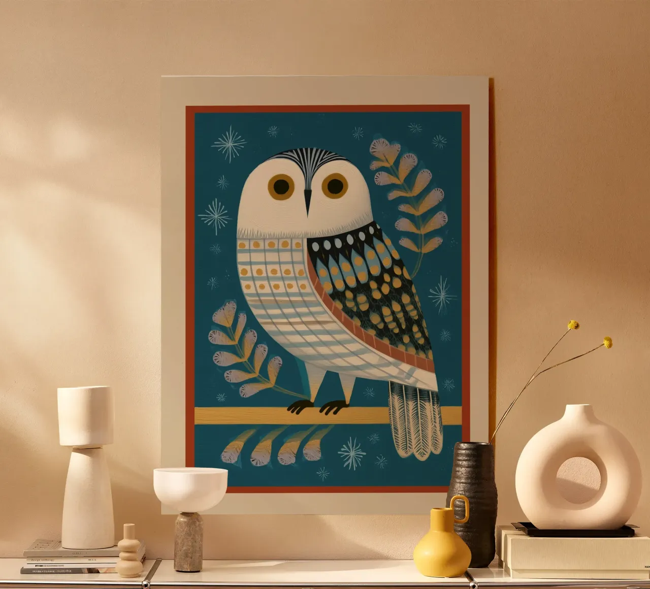 Winter Owl plexiglass da cityart