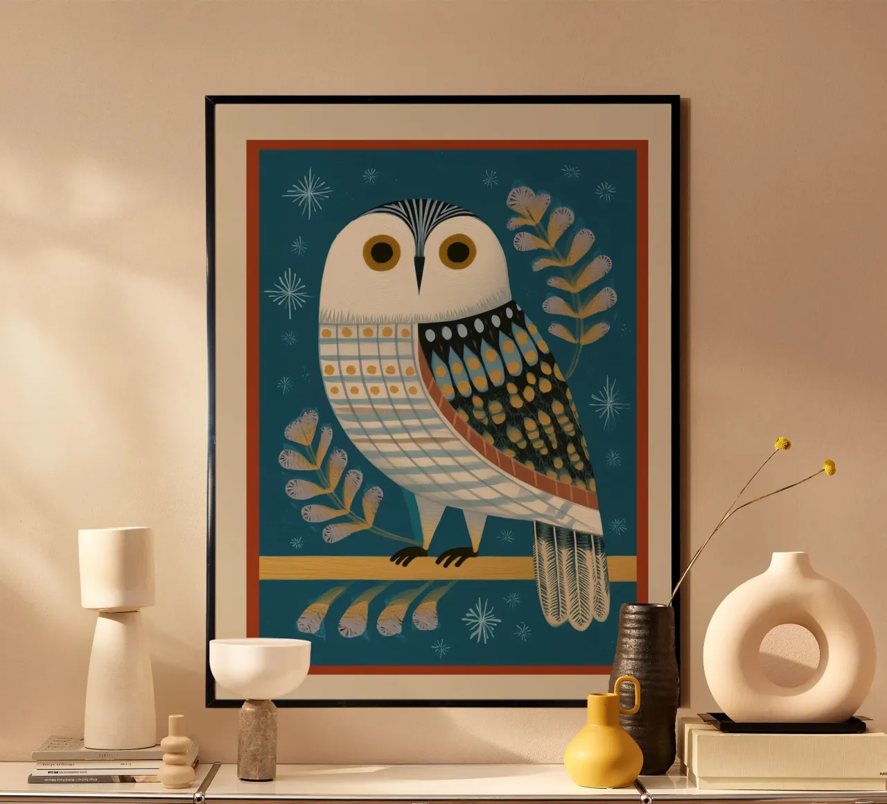 Winter Owl poster da cityart
