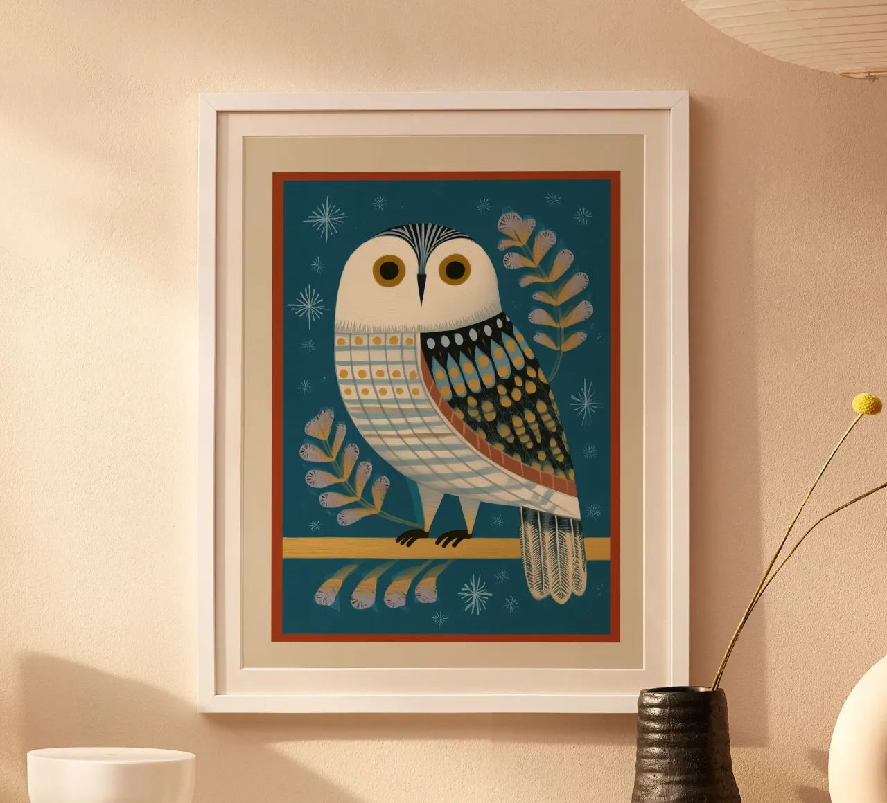 Winter Owl poster da cityart