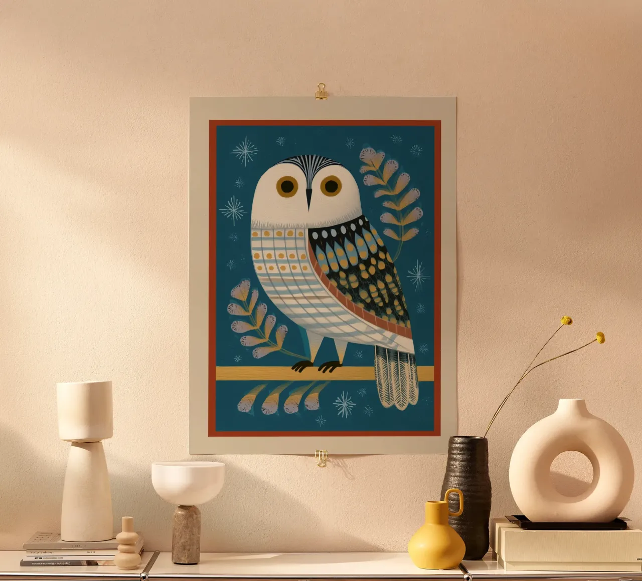 Winter Owl poster da cityart