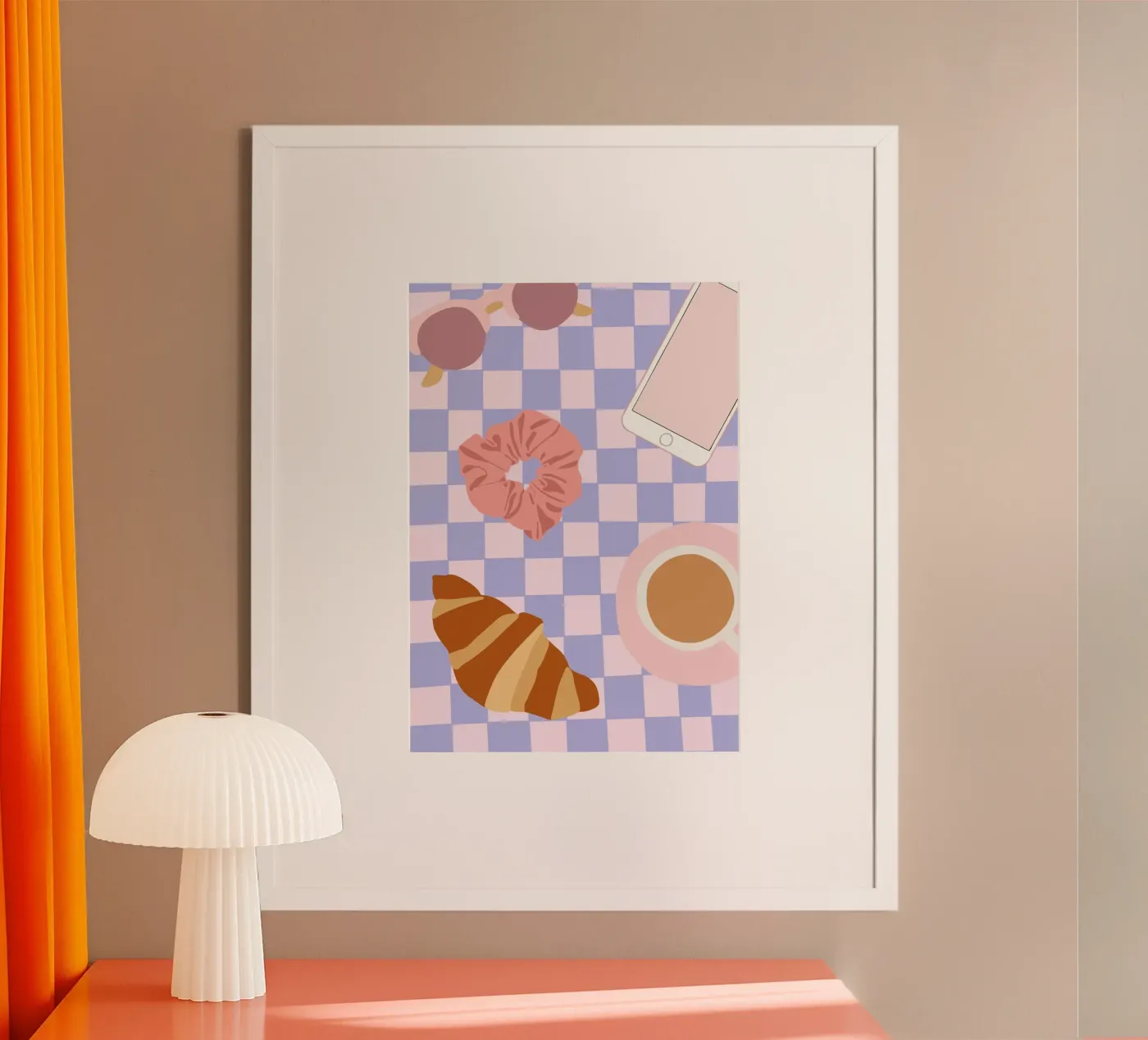 BREAKFAST AND STUFF poster van Muse Society Shop