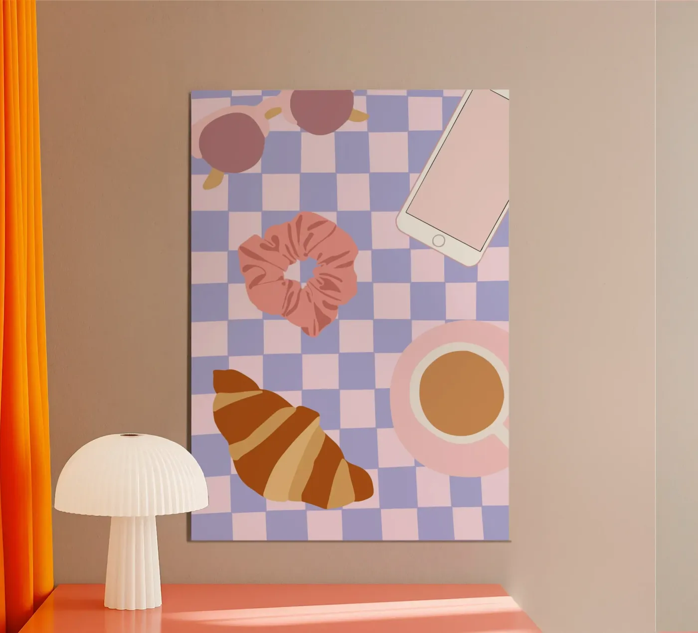 BREAKFAST AND STUFF poster van Muse Society Shop