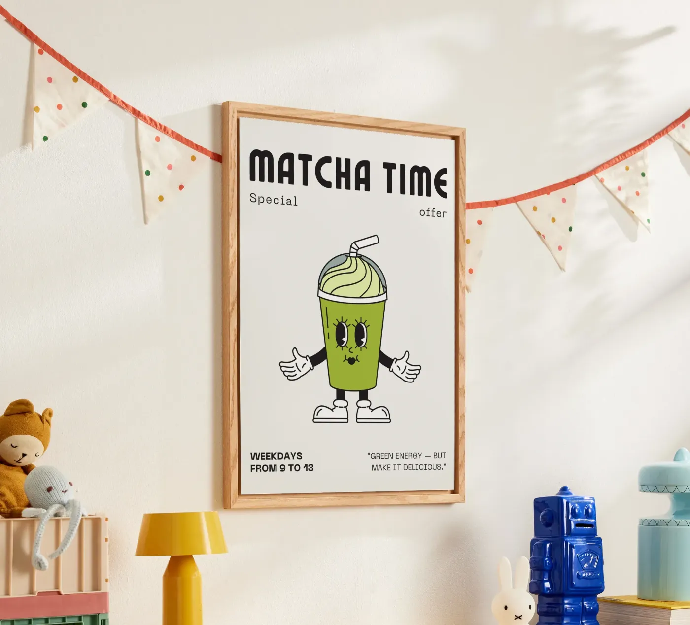 MATCHA TIME plexiglass da SMRT STUDIO