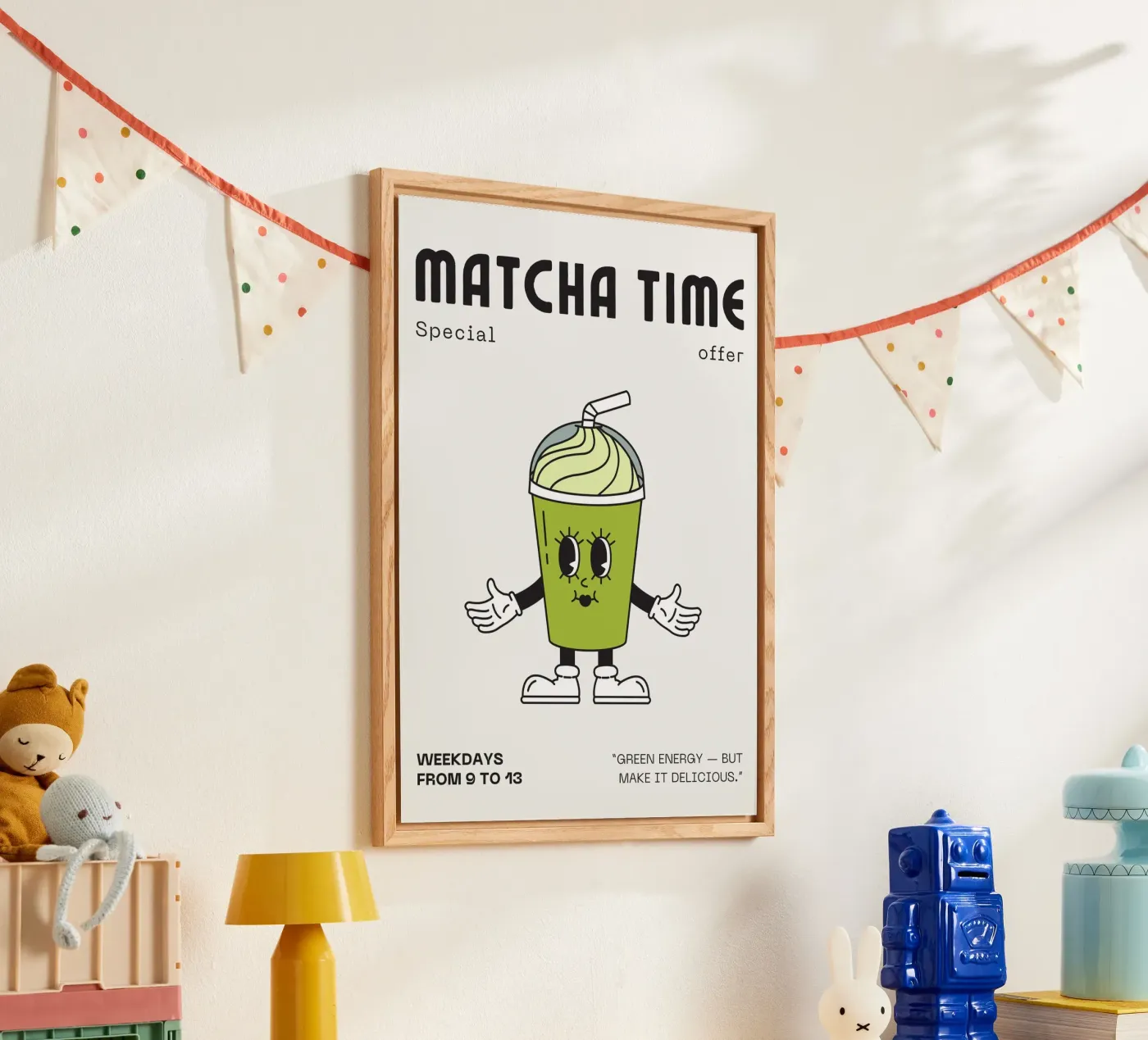 MATCHA TIME Acryl-Glas von Muse Society Shop