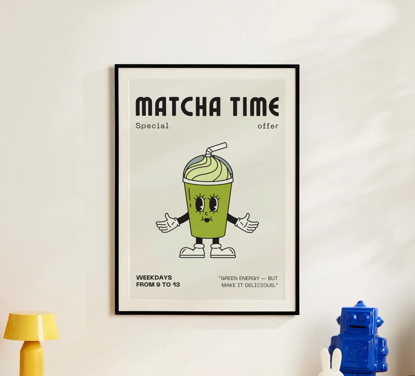 MATCHA TIME poster by SMRT STUDIO