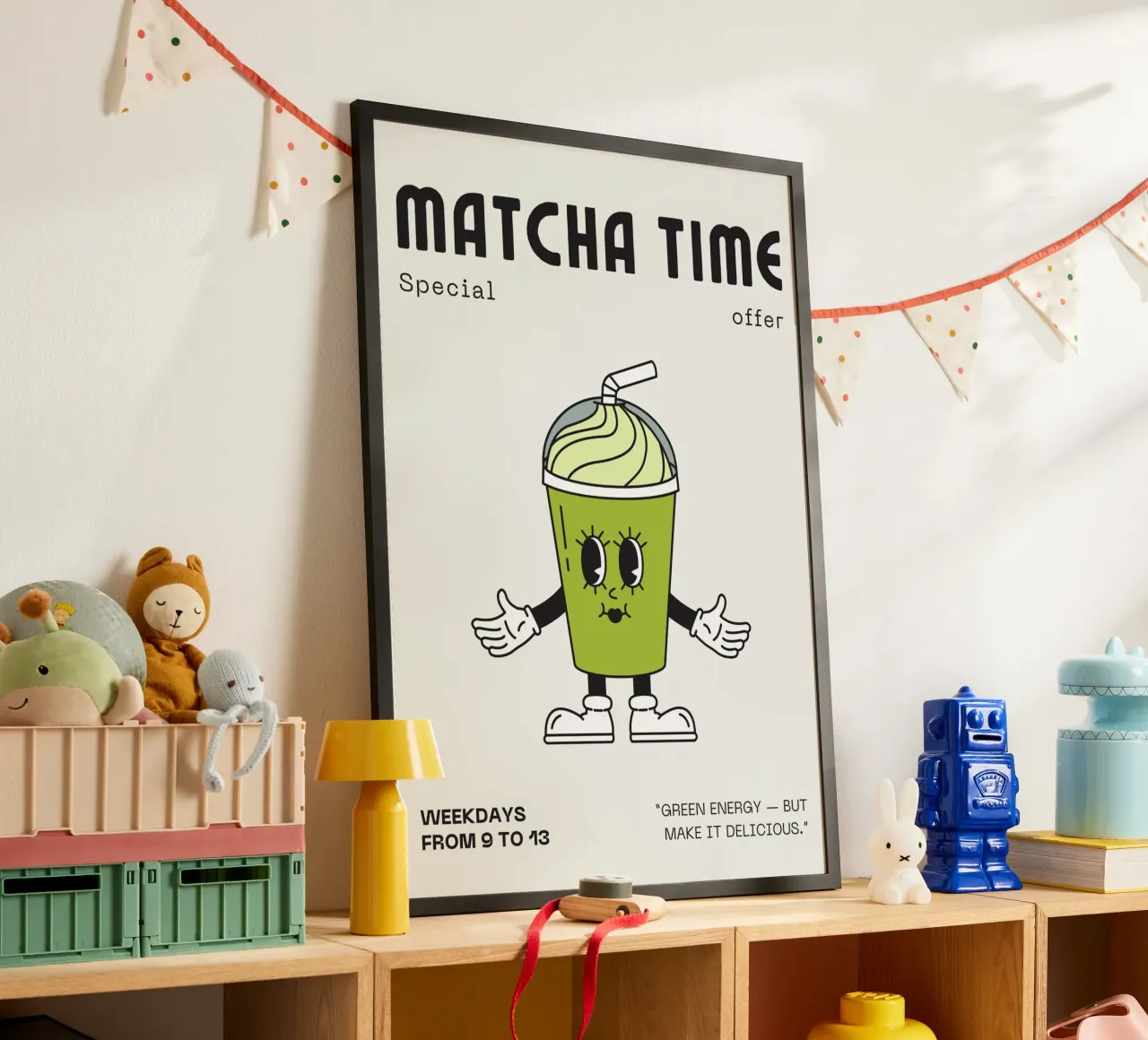 MATCHA TIME poster da Muse Society Shop
