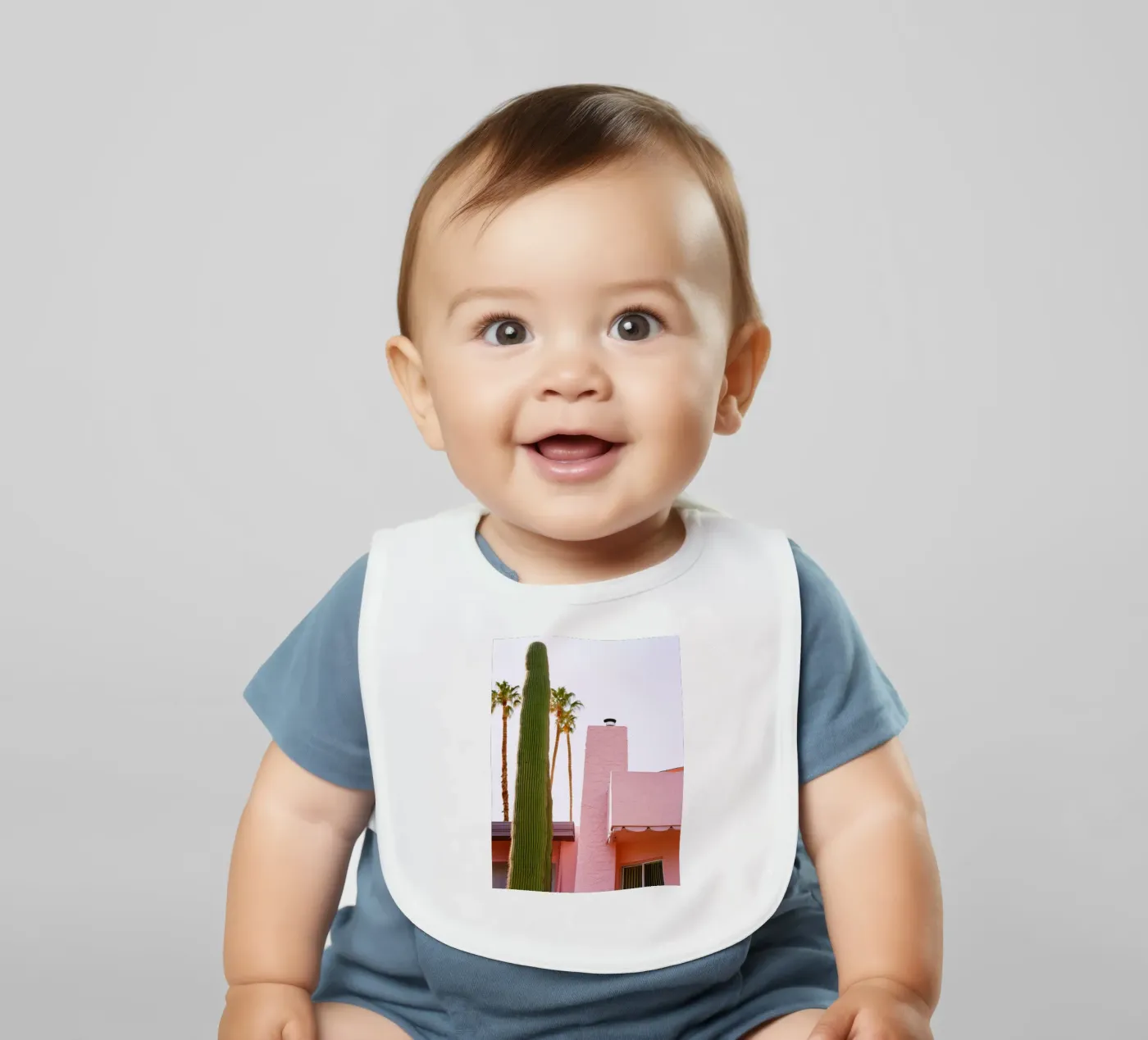 11 baby slabbetje van Pink California | Affiches & Posters