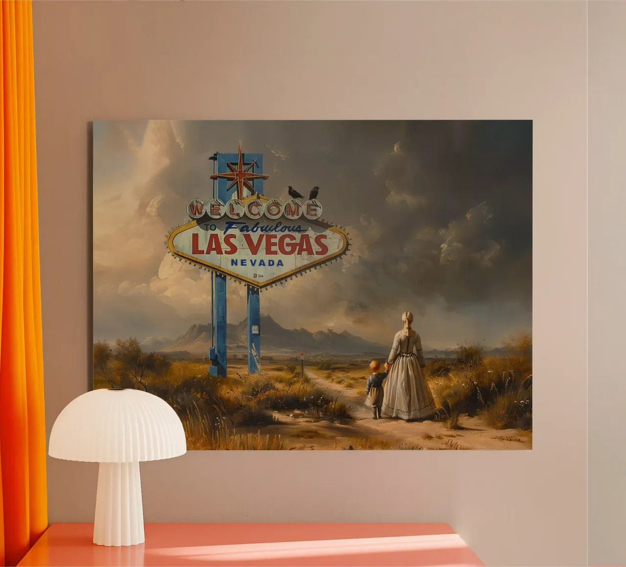 Lost in Vegas alluminio dibond da Dikhotomy